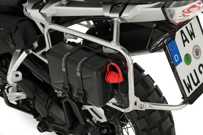 Universal holder for luggage racks - black