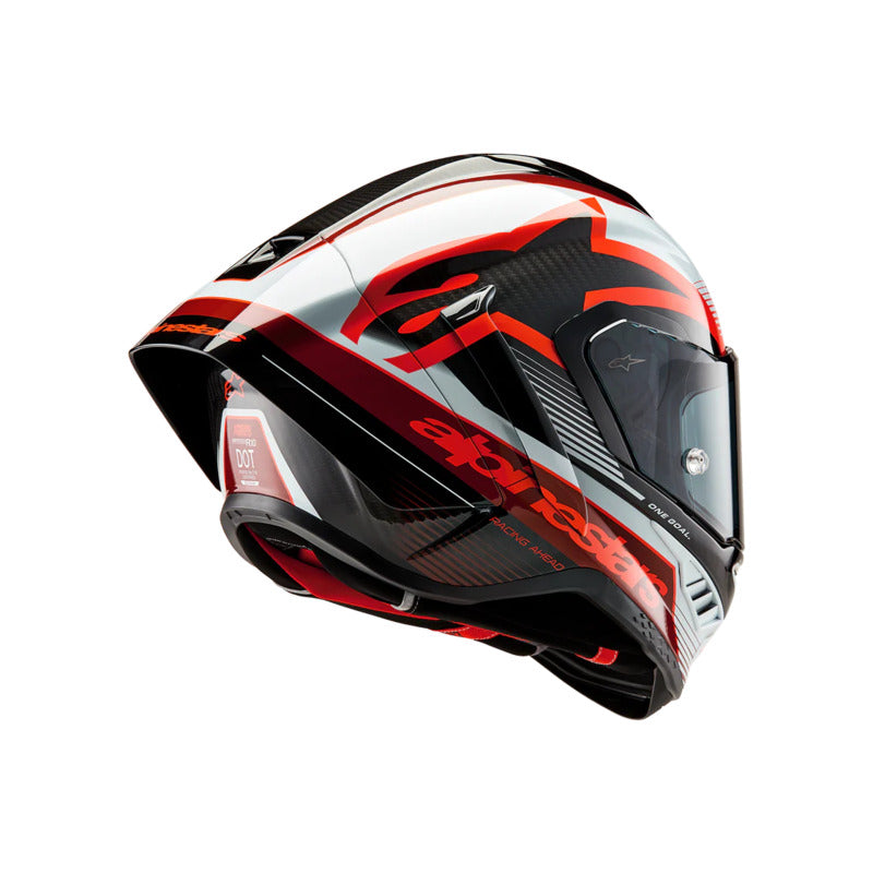 Alpinestars Supertech R10 Helmet (Carbon Red White)