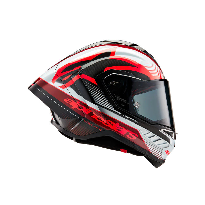 Alpinestars Supertech R10 Helmet (Carbon Red White)