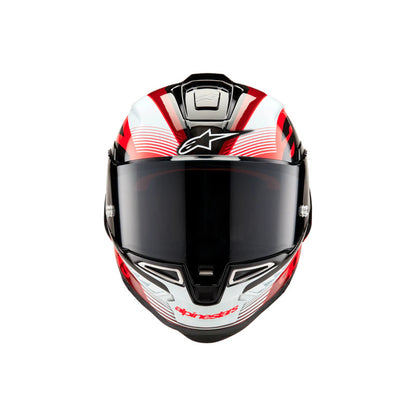 Alpinestars Supertech R10 Helmet (Carbon Red White)