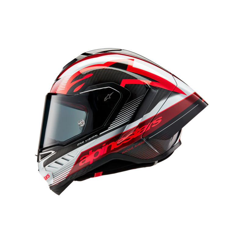 Alpinestars Supertech R10 Helmet (Carbon Red White)