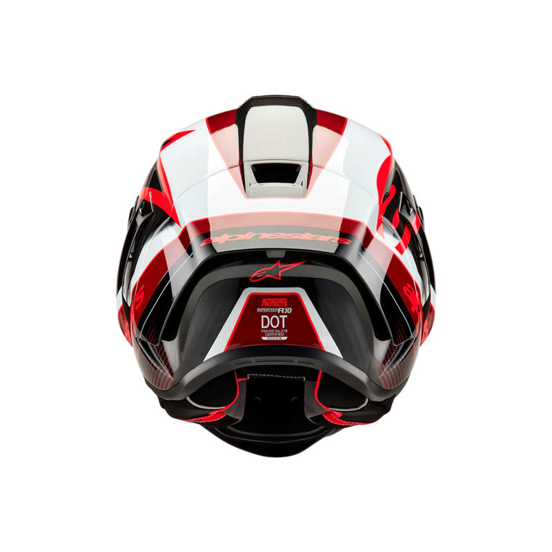 Alpinestars Supertech R10 Helmet (Carbon Red White)