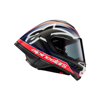 Alpinestars Supertech R10 Helmet (Carbon Red & Blue)
