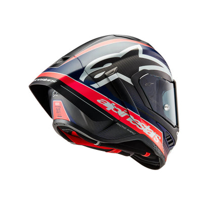 Alpinestars Supertech R10 Helmet (Carbon Red & Blue)