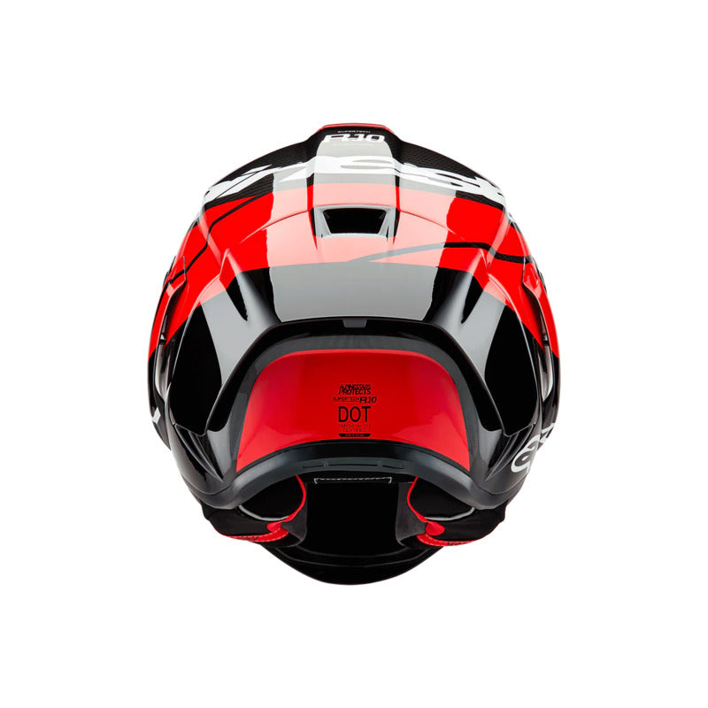 Alpinestars Supertech R10 Helmet (Carbon Red & White)