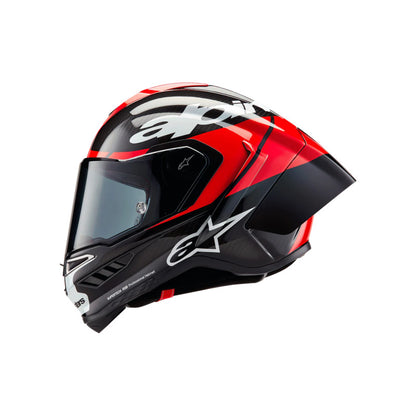 Alpinestars Supertech R10 Helmet (Carbon Red & White)