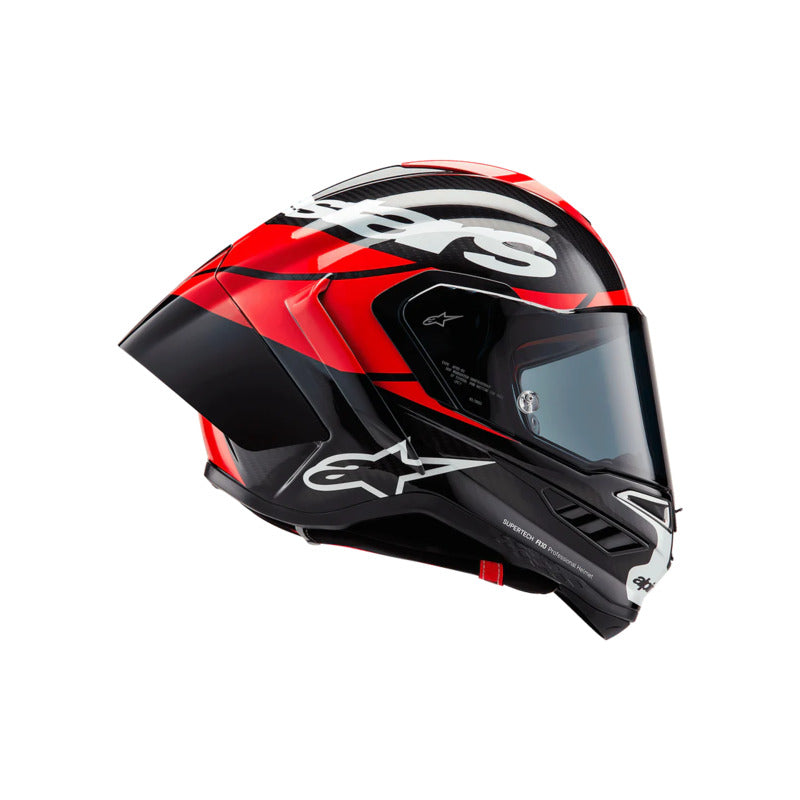 Alpinestars Supertech R10 Helmet (Carbon Red & White)