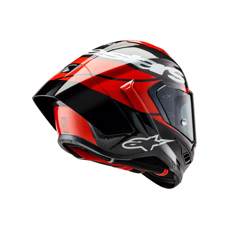 Alpinestars Supertech R10 Helmet (Carbon Red & White)