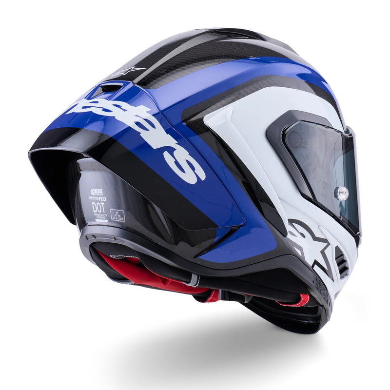 Alpinestars Supertech Arius  R10 Helmet (Blue White)