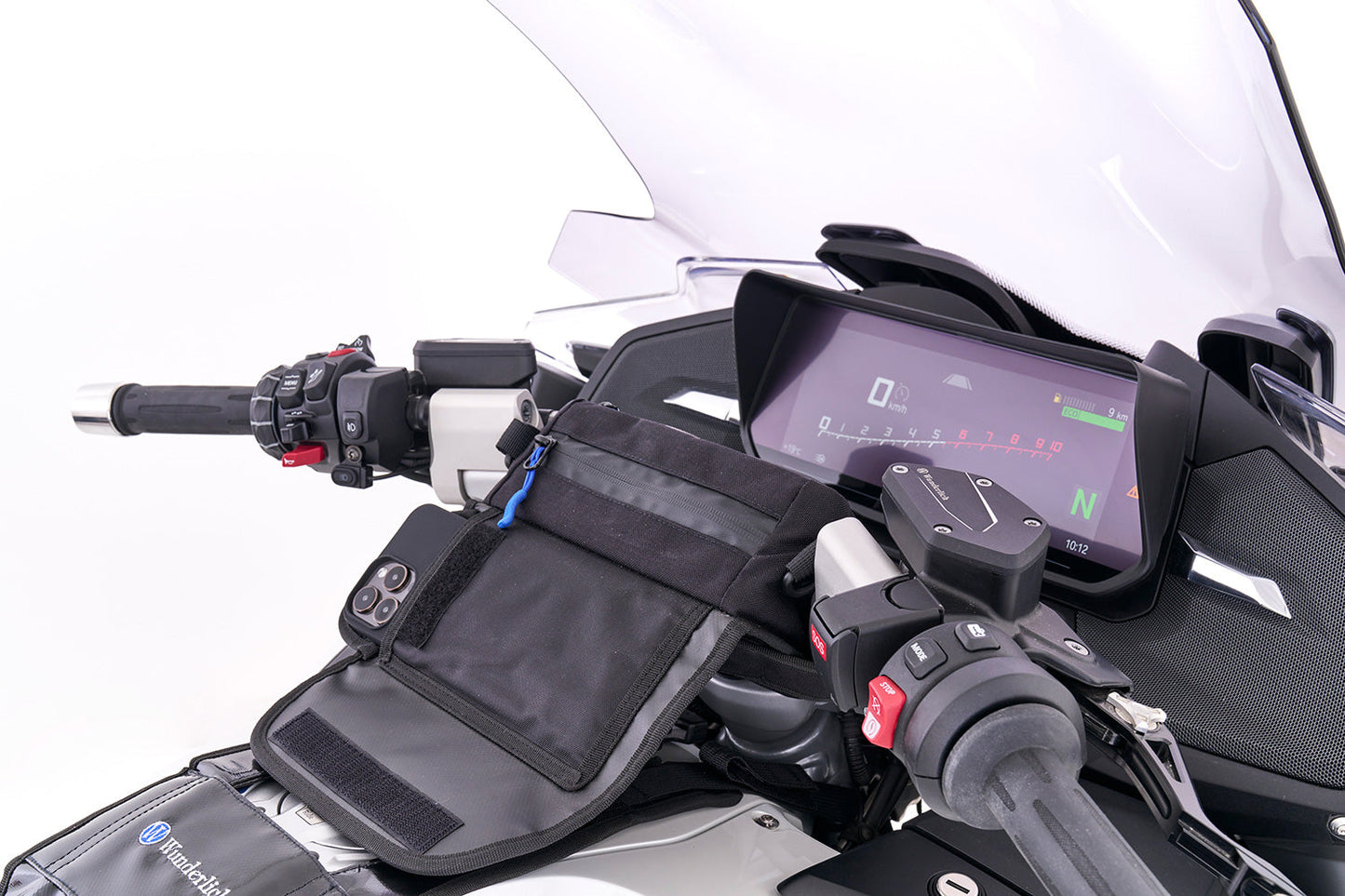 Wunderlich “BARBAG MEDIA” waterproof handlebar bag - black