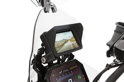 Glare Shield for BMW Navigator ConnectedRide - black