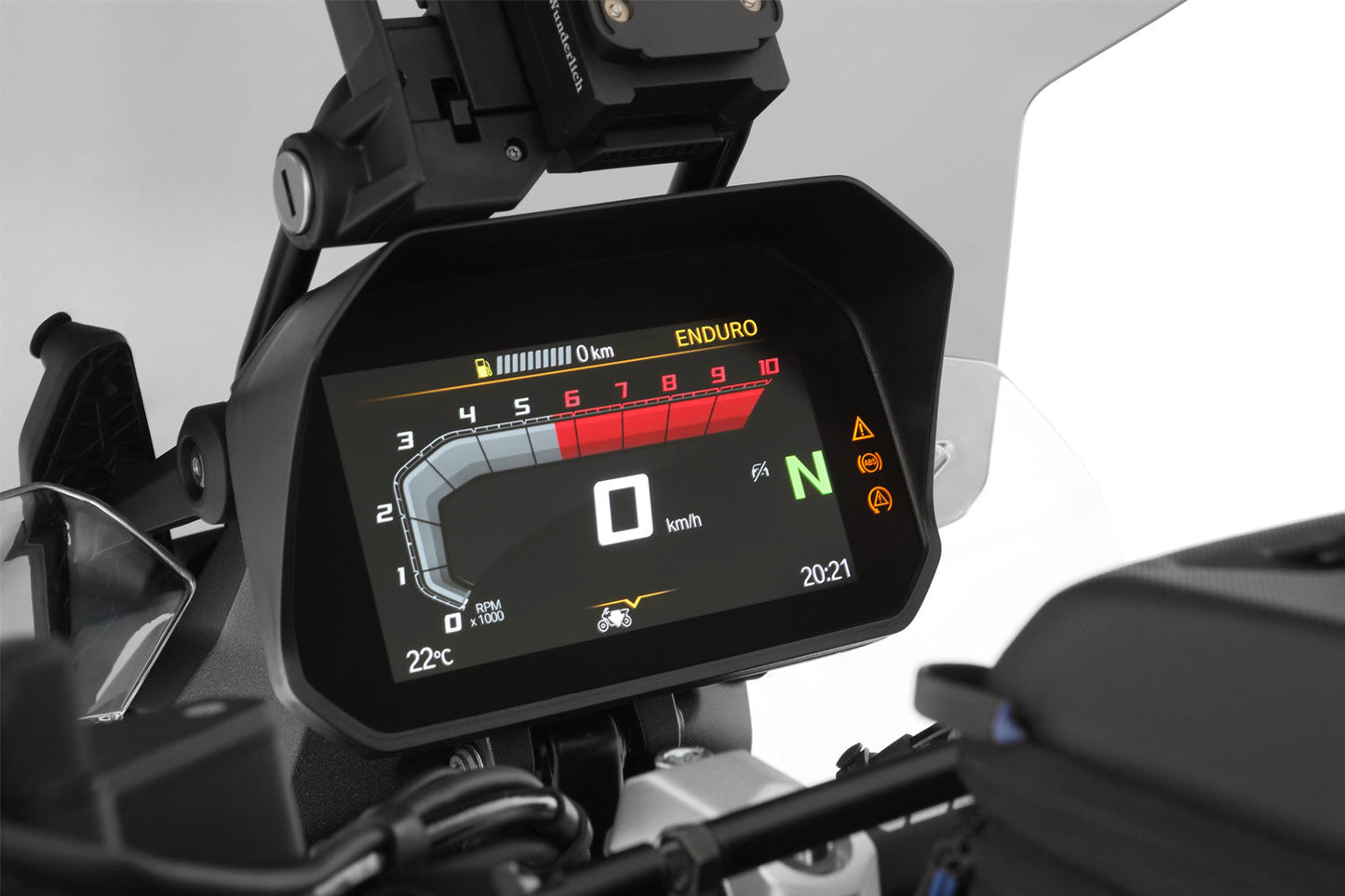 Glare shield for Cockpit TFT 6.5 inch – Connectivity Display [Black]