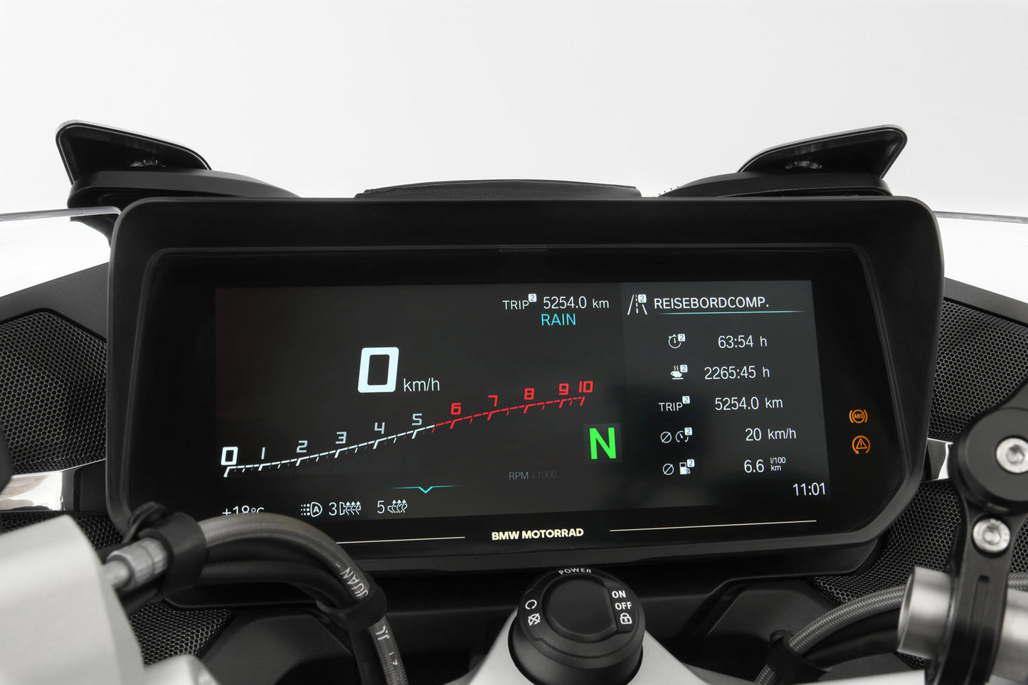 glare shield for TFT 10.25” cockpit - Connectivity Display - black