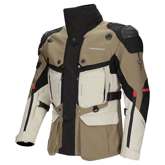 Dririder Vortex Adventure 3 Jacket - Khaki/Stone/Black