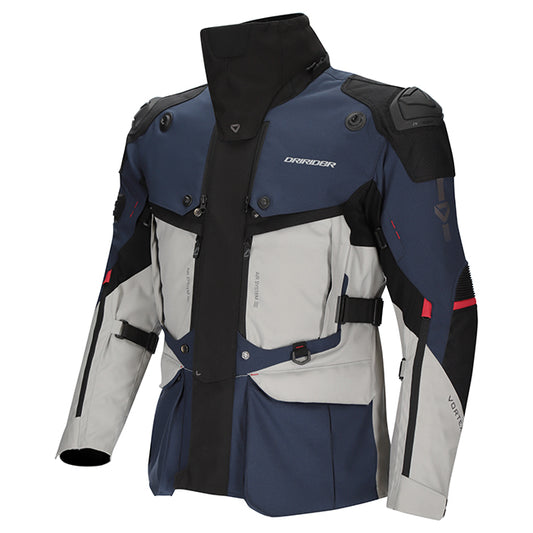 Dririder Vortex Adventure 3 Jacket - Blue/Light Grey/Black