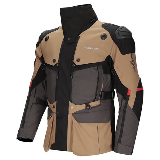 Dririder Vortex Adventure 3 Jacket - Dark Grey/Brown/Black