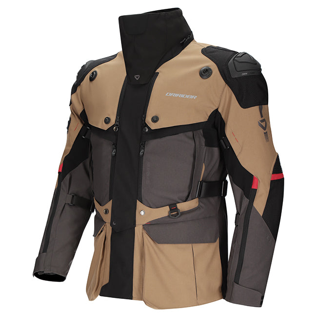 Dririder Vortex Adventure 3 Jacket - Dark Grey/Brown/Black