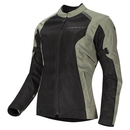Dririder Aeromesh Jacket - Ladies - Black/Olive