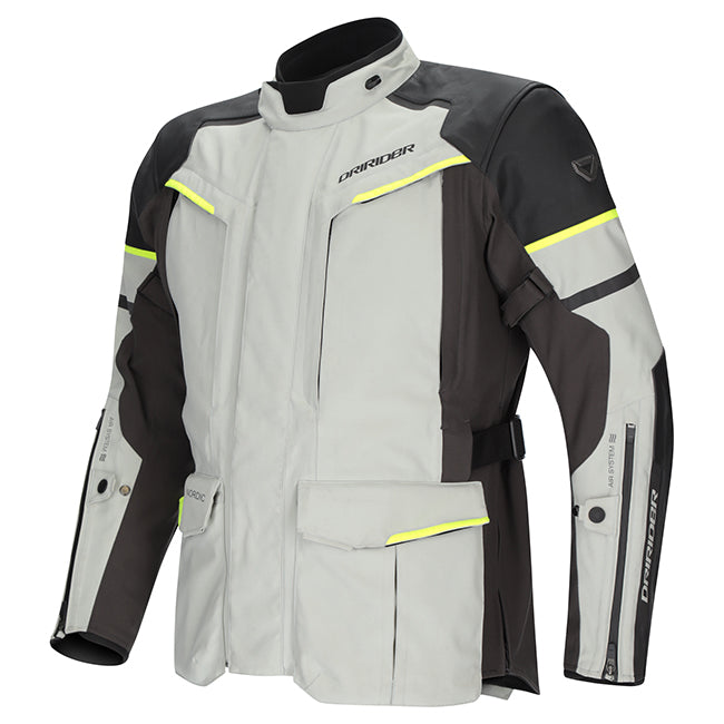 Dririder Nordic Evolution Jacket - Light Grey/Hi-Vis