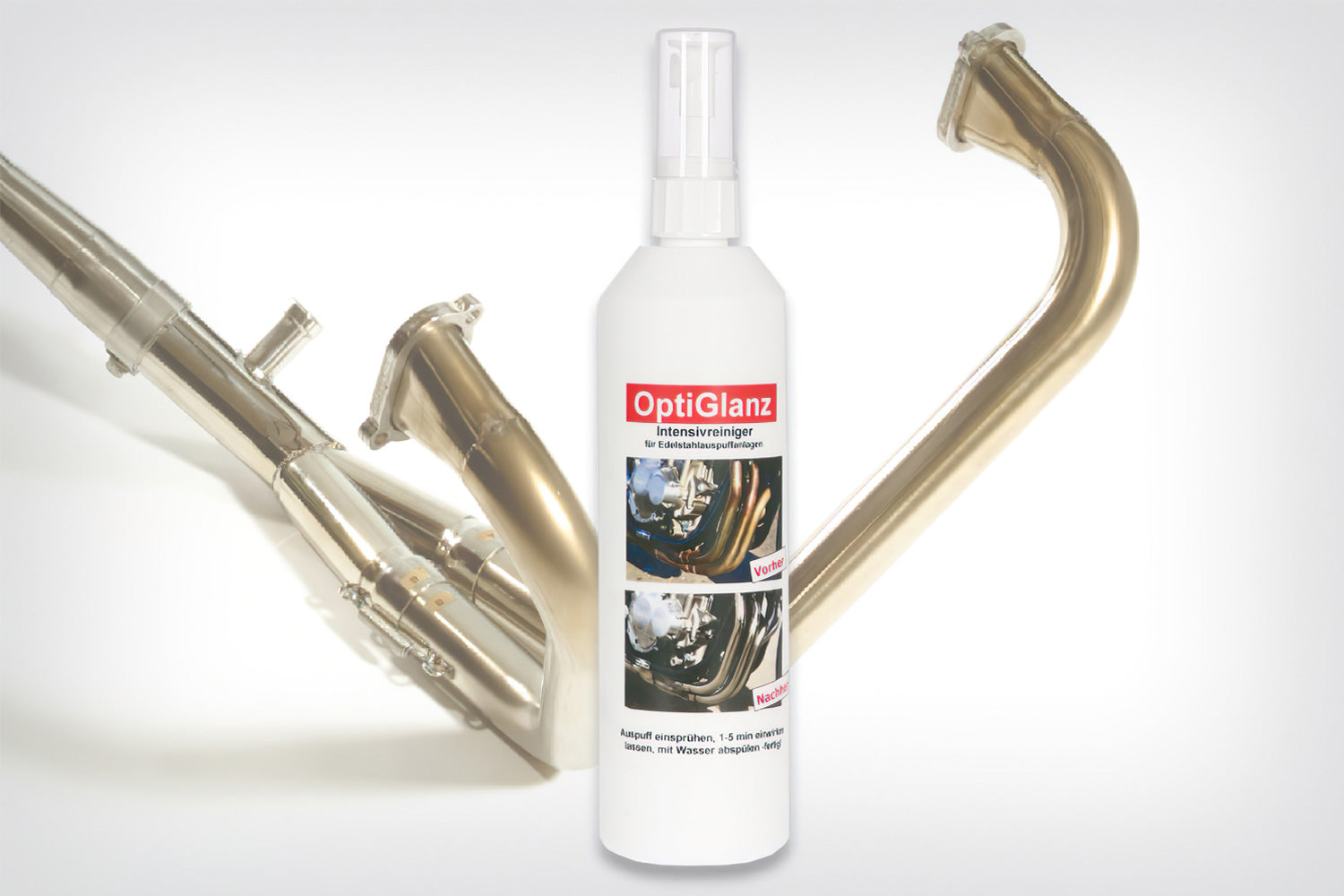 Stainless steel exhaust system cleaner | Procycles Motorbike Shop