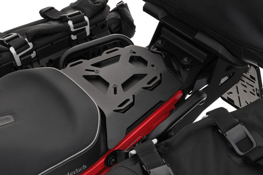 Pillion Luggage Rack for F 900 GS rider seat - black