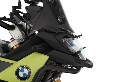 Headlight protection removable CLEAR F 900 GS - black