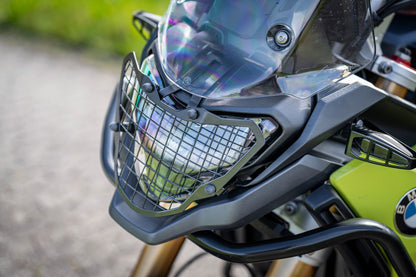 Headlight protection removable CLEAR F 900 GS - black