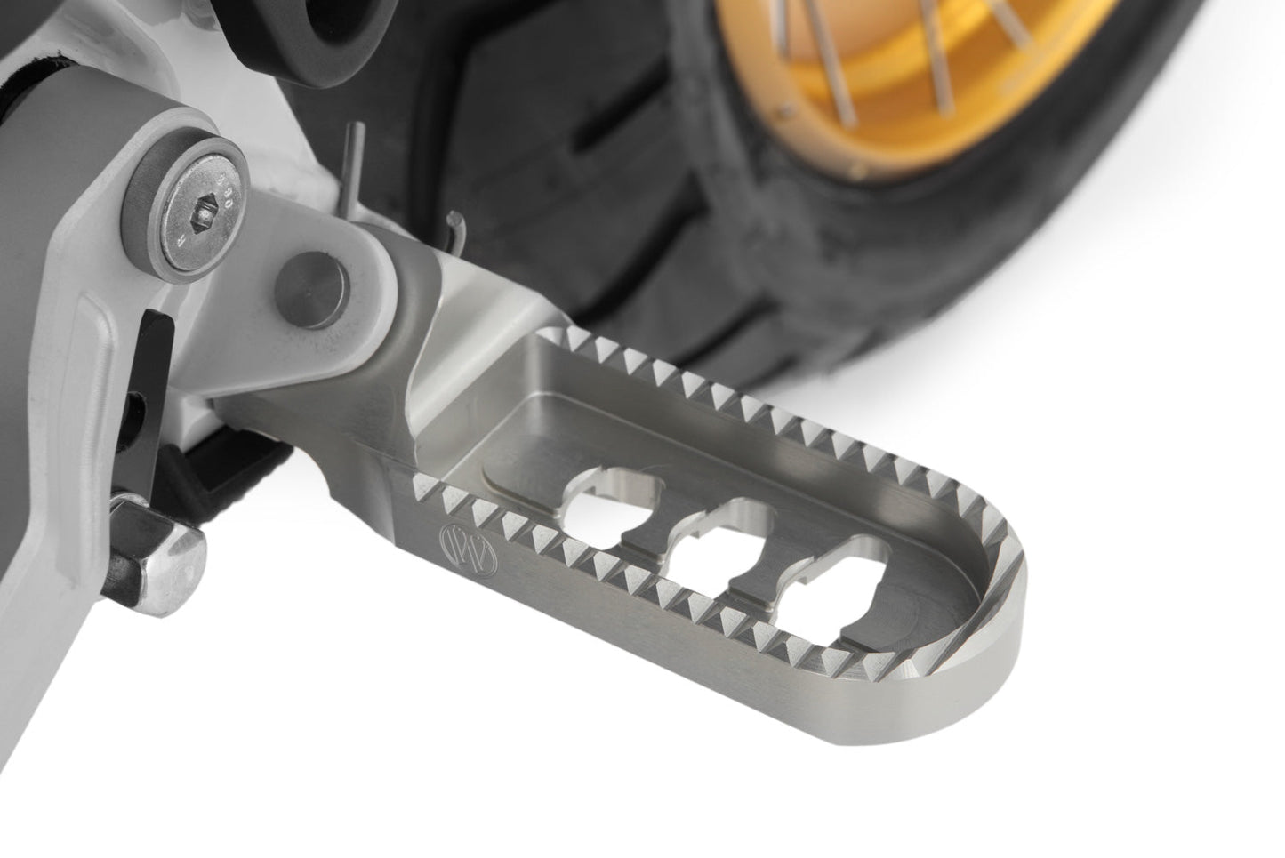 lower footrests »ERGO-COMFORT« - silver