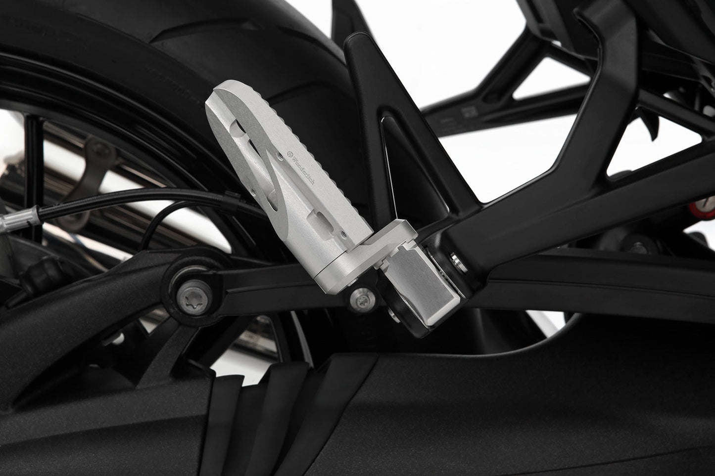 Vario footrest EVO1 (pair) - silver