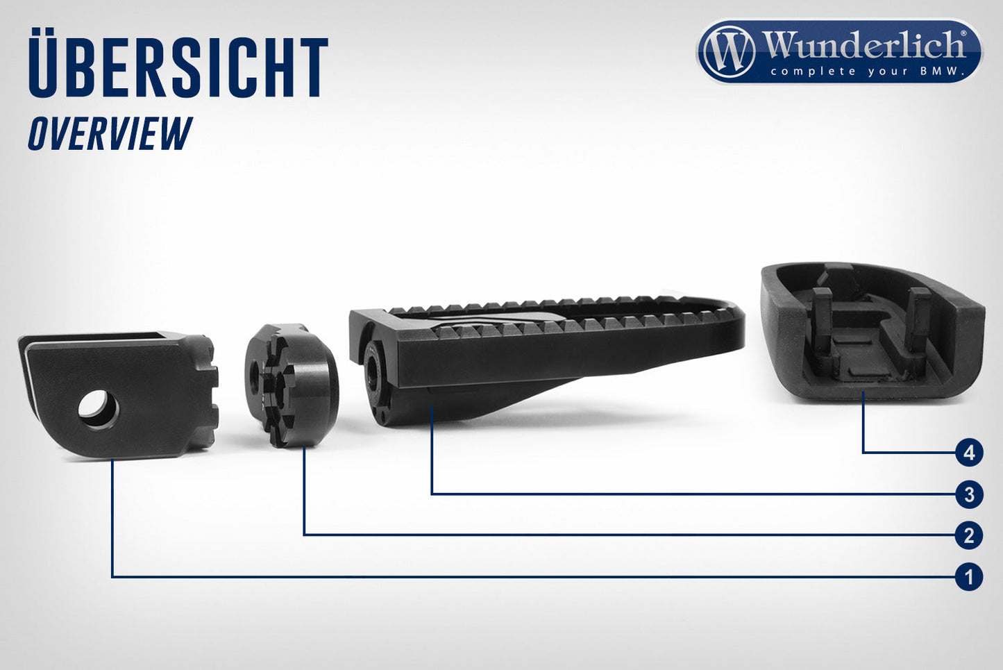 Vario adapter EVO1 (pair)  30mm  black