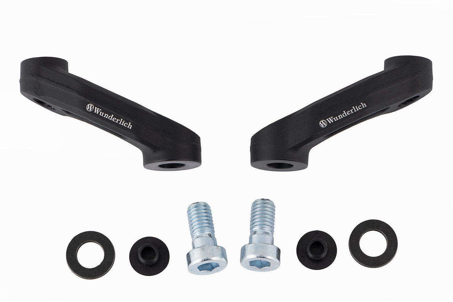 Mirror Adapter up + wide - Set - black