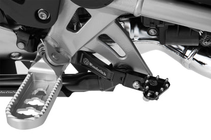 Adjustable foot brake lever