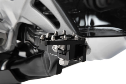 Adjustable foot brake lever