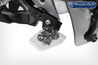 Wunderlich foot brake lever width extension - silver