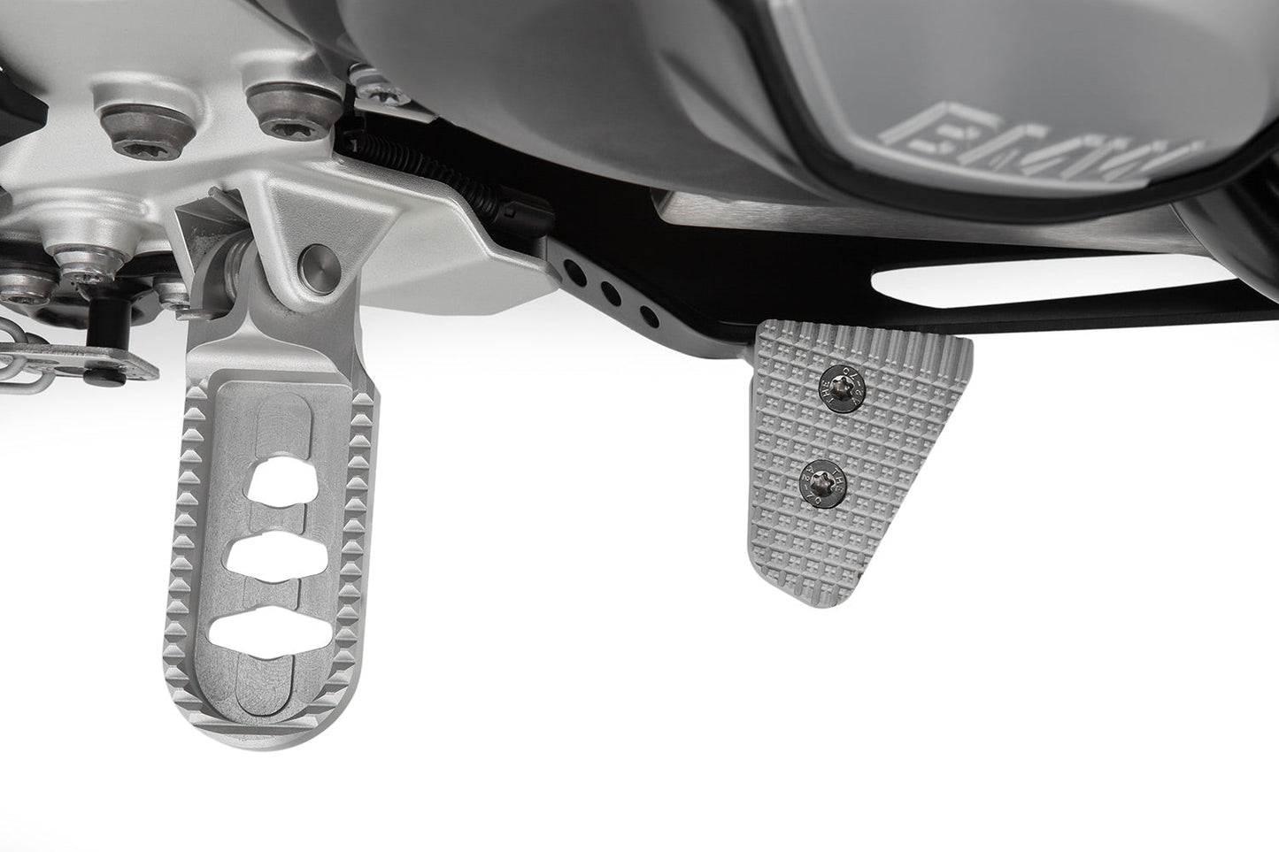 brake lever enlargement - silver
