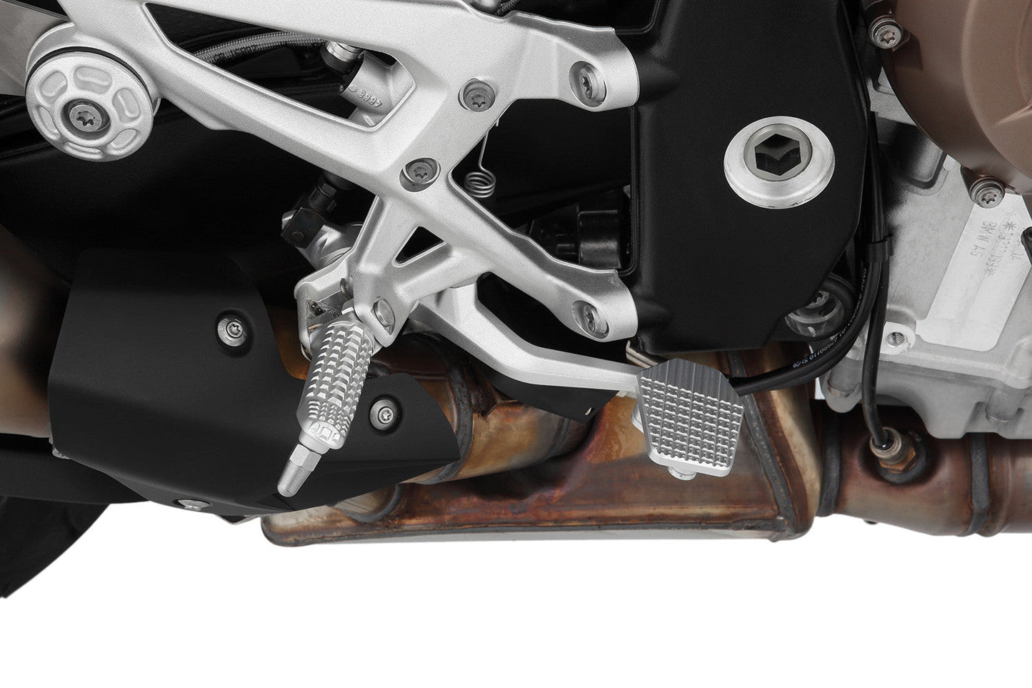 brake lever enlargement - silver