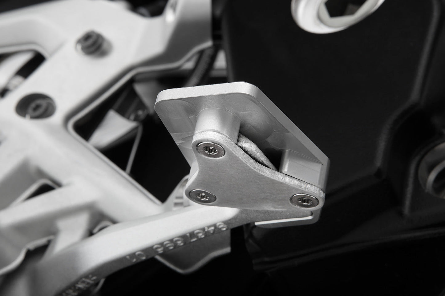 brake lever enlargement - silver