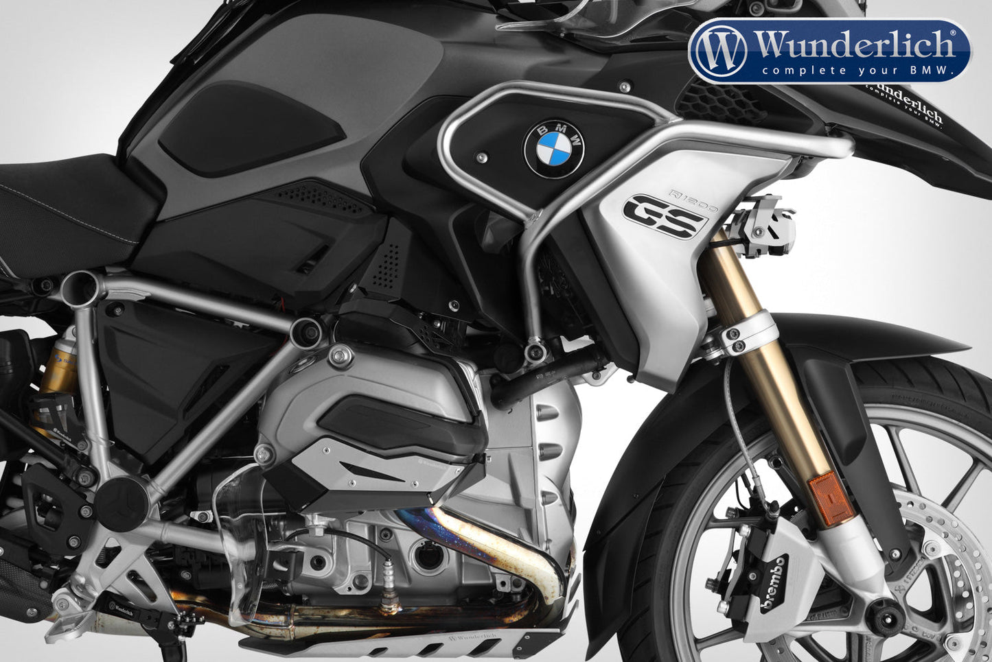 Stainless steel tank crash bar Adventure Style  stainless steel