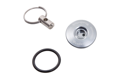 Safety oil filler plug  titanium