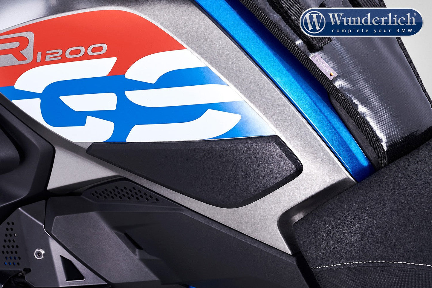 Wunderlich Tank pad set 2 pieces  short  black