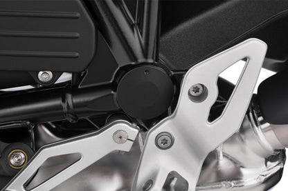 Swingarm Pivot Cover classic design - left - black