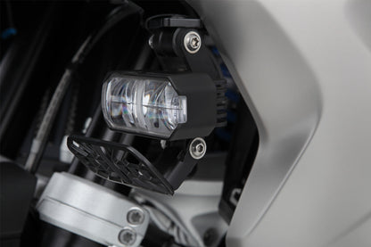 LED Auxillary headlight »MICROFLOOTER 3.0« - for protection bar mounting - black