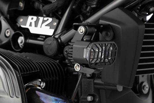 Wunderlich LED Auxiliary Lights MICROFLOOTER 3.0 R 12 - for vehicle mounting - black