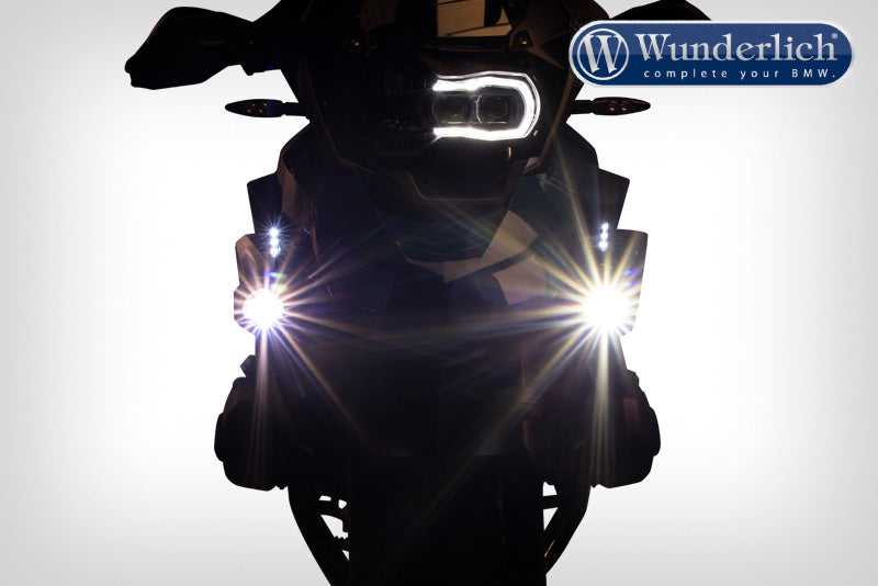 Wunderlich MicroFlooter LED auxiliary headlight  black