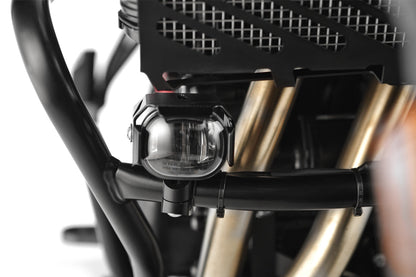 MICROFLOOTER LED auxiliary headlight for protection bar - black