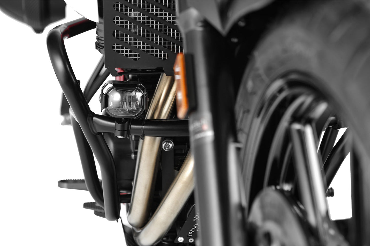 MICROFLOOTER LED auxiliary headlight for protection bar - black