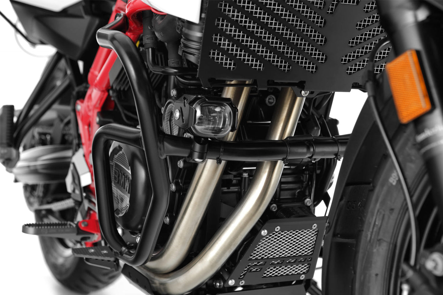 MICROFLOOTER LED auxiliary headlight for protection bar - black