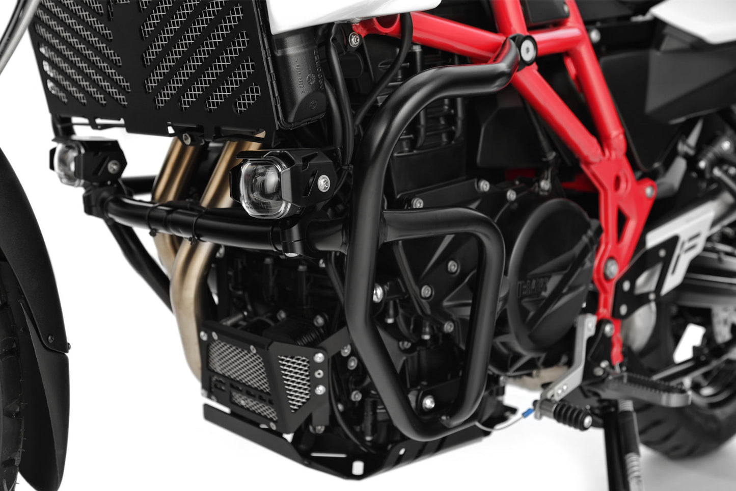 MICROFLOOTER LED auxiliary headlight for protection bar - black