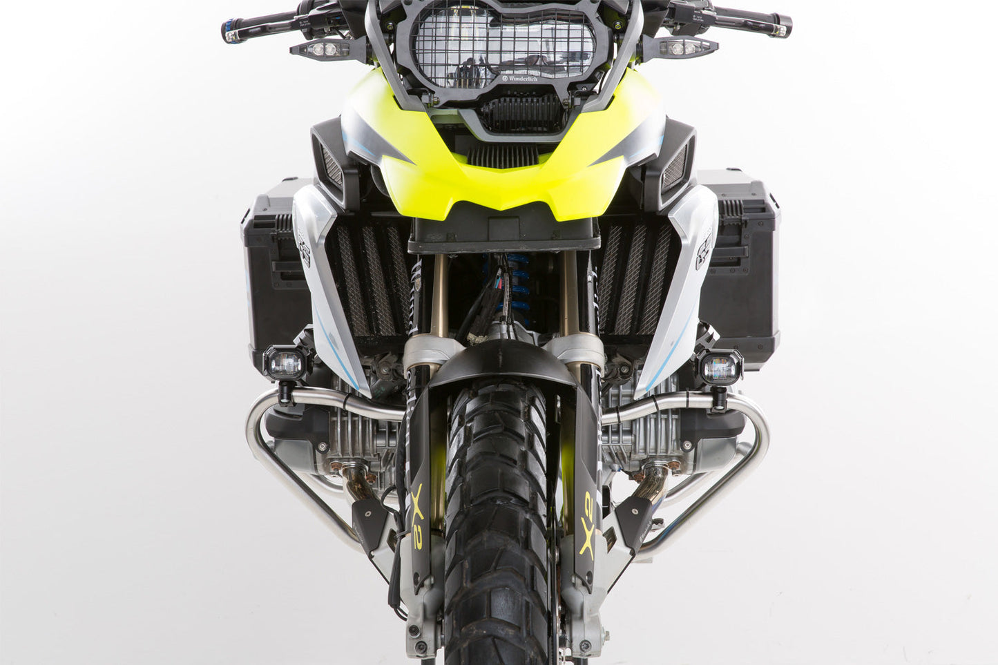 MICROFLOOTER LED auxiliary headlight for protection bar - black