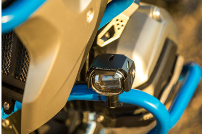 MICROFLOOTER LED auxiliary headlight for protection bar - black